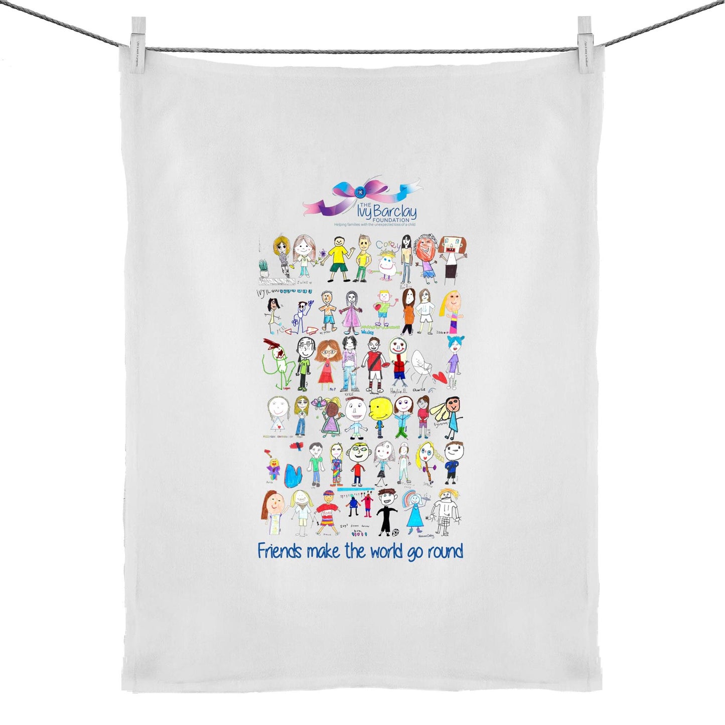 Artwork By Ivy's Friends - Cotton Tea Towel