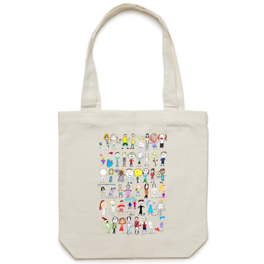 Artwork By Ivy's Friends - Canvas Tote Bag